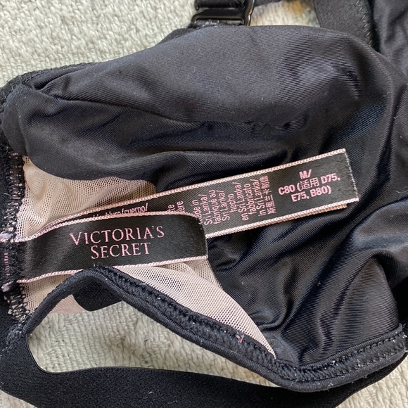 Victoria’s Secret Slick Black and Mesh Bralette - Picture 6 of 7